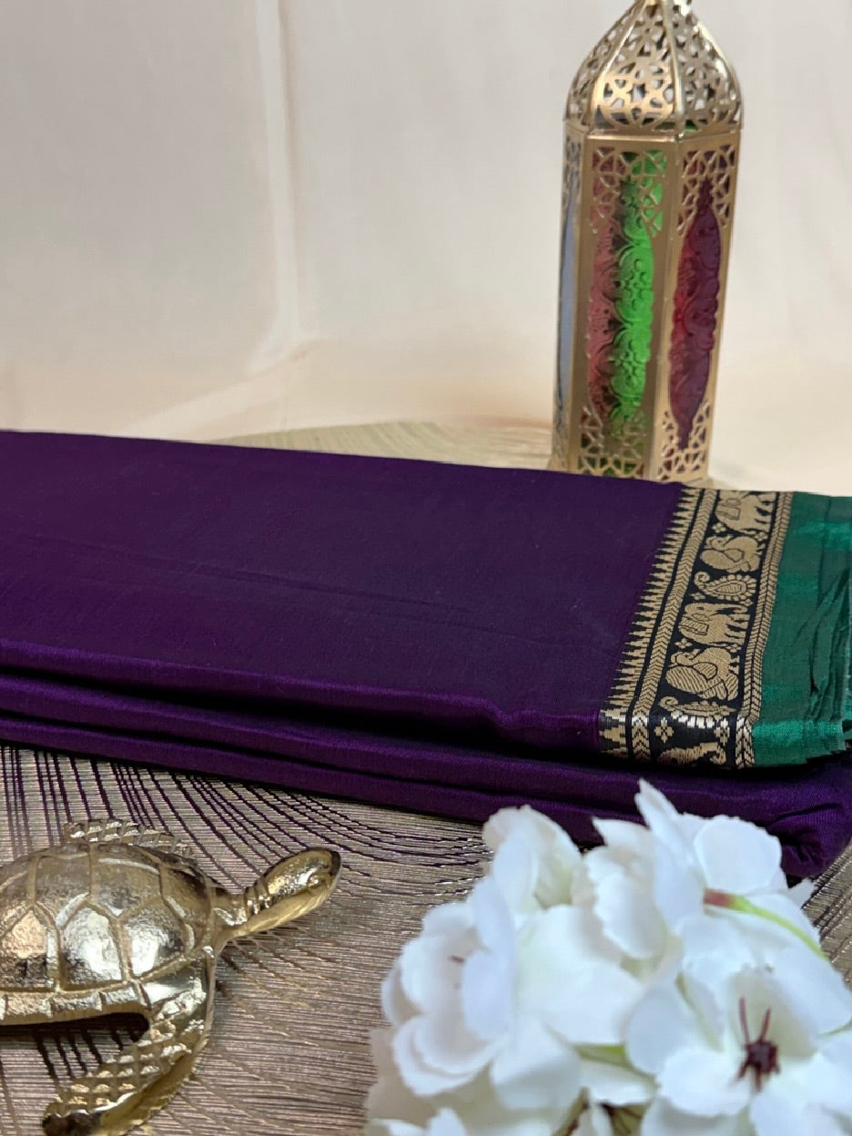 Handloom Mercerised Cotton Narayanpeth Saree
