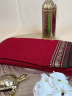 Handloom Mercerised Cotton Narayanpeth Saree