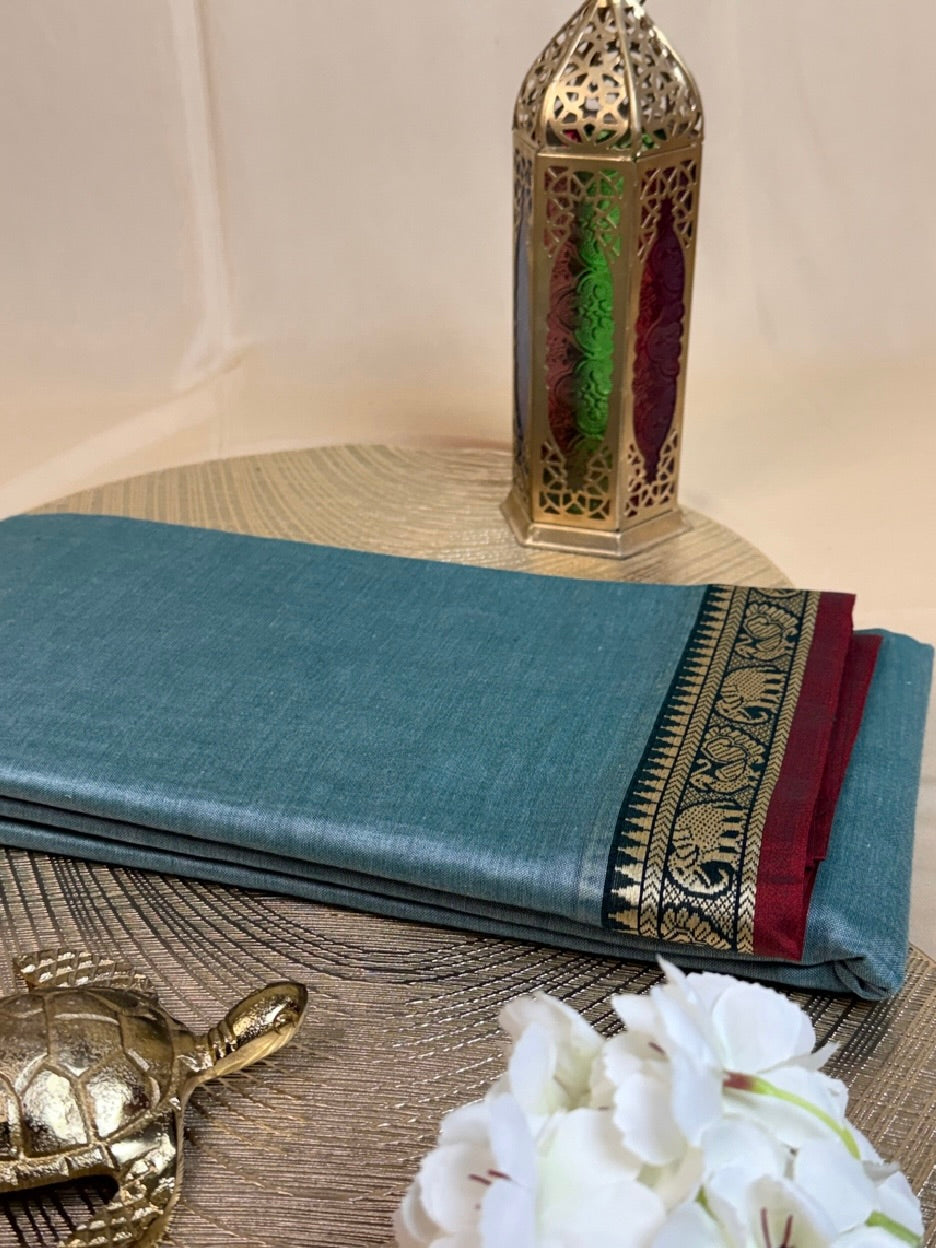 Handloom Mercerised Cotton Narayanpeth Saree