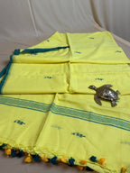 Pure Mul Cotton Saree with Needle Jamdani Artistry