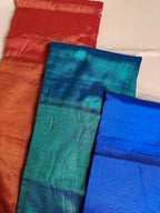 Tissue Saree with Shimmering Linear Pallu