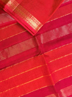 Handloom Maheshwari Small Self-Chex Saree