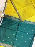 Handloom Maheshwari Star Butti Saree