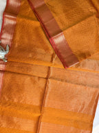 Handloom Maheshwari All-Over Zari Checks Saree