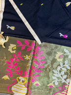 Maslite Cotton Jamdani-Paithani (Copy)