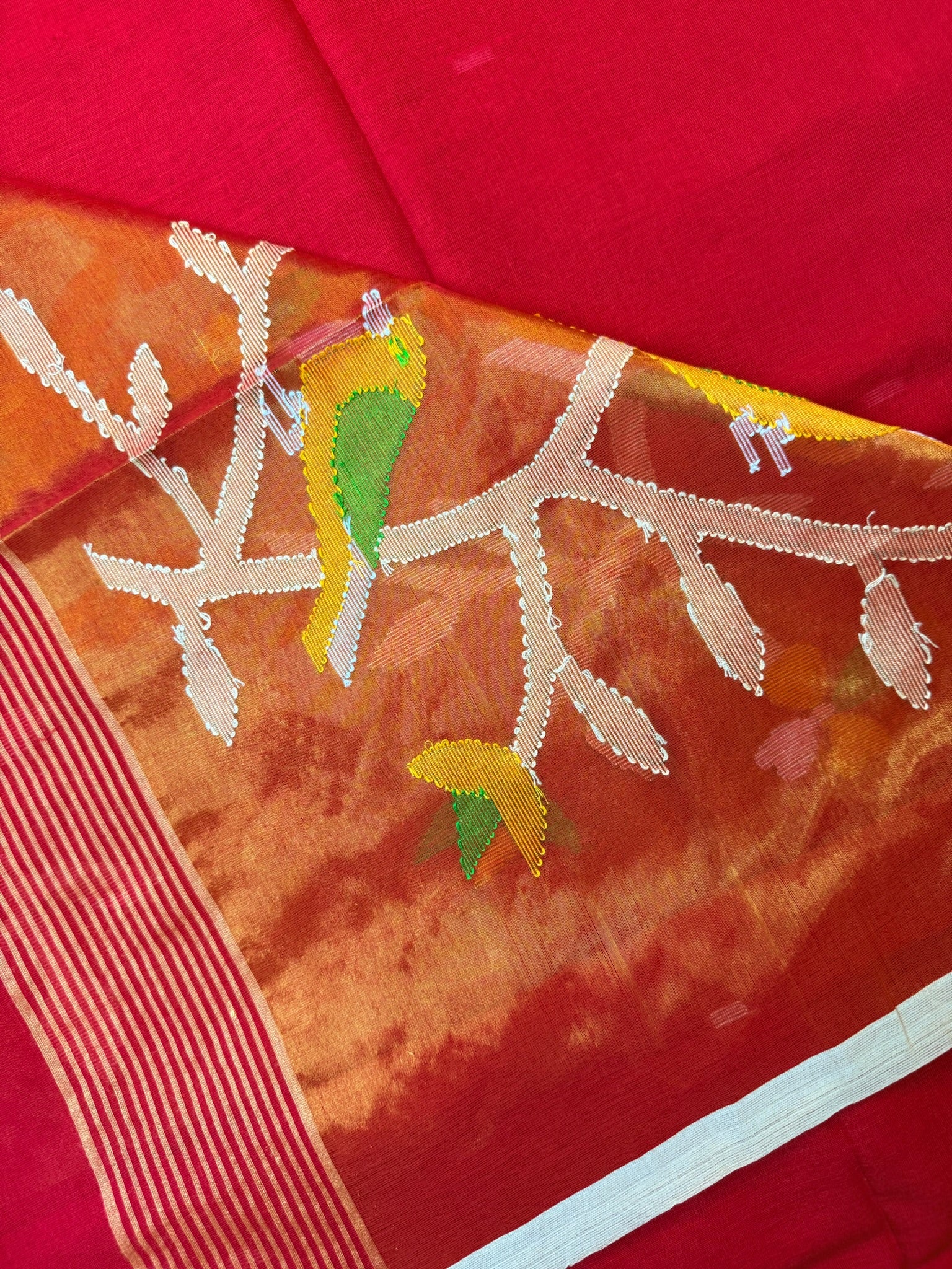 Maslite Cotton Jamdani-Paithani