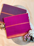 Handloom Dhaniakhali All-Over Intricate Line Butti Saree