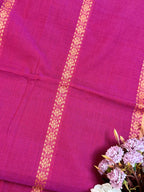 Handloom Dhaniakhali All-Over Intricate Line Butti Saree