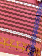 Handloom Dhaniakhali Triangle Butti with Small Border
