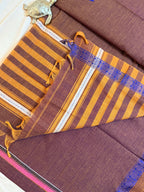 Handloom Dhaniakhali Triangle Butti with Small Border