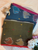 Handloom Dhaniakhali ikkat saree