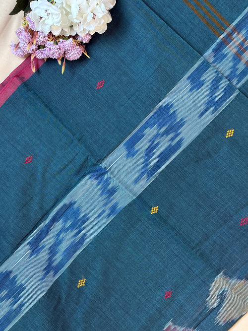 Handloom Dhaniakhali ikkat saree