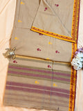 Handloom Dhaniakhali Intricate Swan Butti Saree