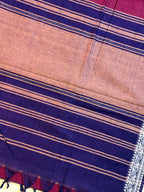 Handloom Dhaniakhali Cotton Saree with Thin Border