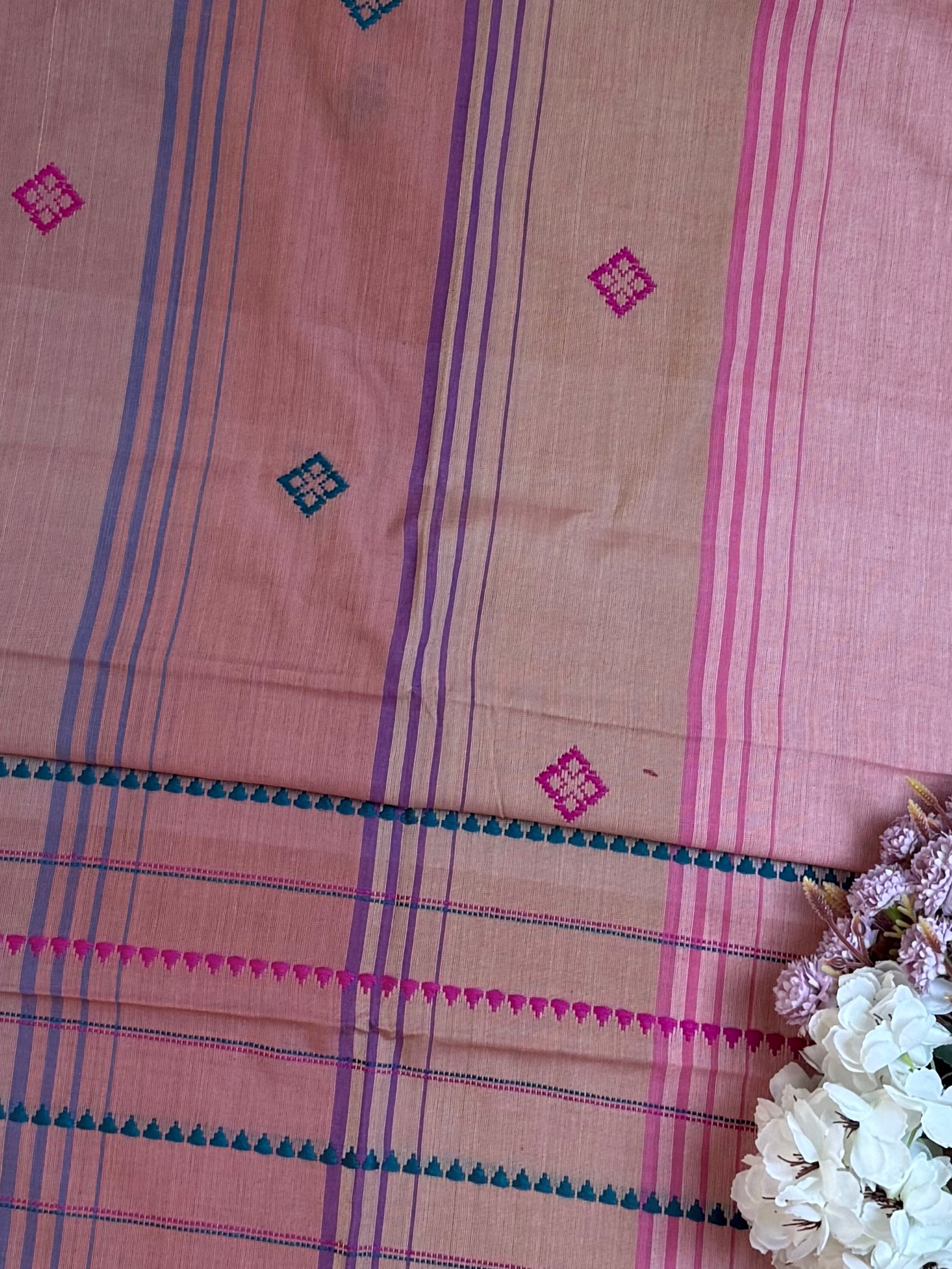 Dhaniakhali multicolour saree