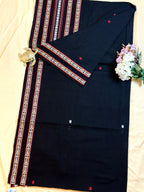 Handloom Dhaniakhali Skirt Border Saree