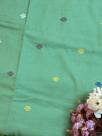 Handloom Mul cotton needle Jamdani Saree