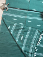 Pure Mul Cotton Saree with Needle Jamdani Artistry