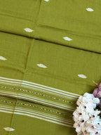 Pure Mul Cotton Saree with Needle Jamdani Artistry