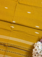 Pure Mul Cotton Saree with Needle Jamdani Artistry