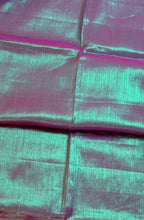 Raga Tissue Saree with Dual-Tone Radiance