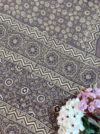 Pure Modal Saree with Hand-Block Ajrakh Artistry