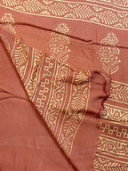 Pure Modal Saree with Hand-Block Dabu/Bagru Artistry