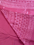 Pure Modal Saree with Hand-Block Dabu/Bagru Artistry