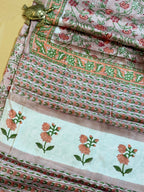 Pure Modal Saree with Hand-Block Sanganeri Artistry