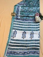 Pure Modal Saree with Hand-Block Sanganeri Artistry