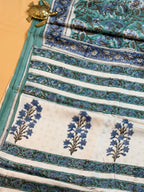 Pure Modal Saree with Hand-Block Sanganeri Artistry