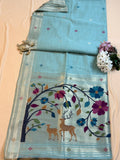 Soft Cotton Jamdani-Paithani