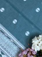 Dhakai Jamdani inspired Saree in Airy Cotton