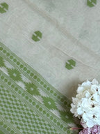 Dhakai Jamdani inspired Saree in Airy Cotton