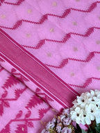 Dhakai Jamdani inspired Saree in Airy Cotton