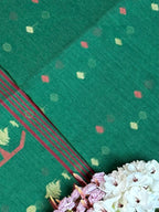 Jamdani inspired Saree in Soft Cotton