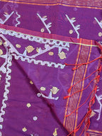 Jamdani inspired Saree in Soft Cotton