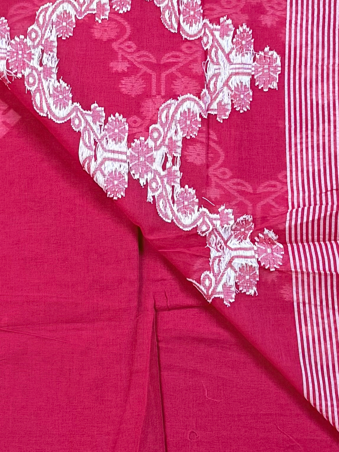 Jamdani inspired Saree in Soft Cotton