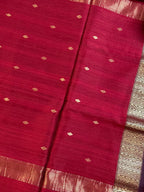 Handloom Maheshwari Diamond Butta Saree
