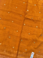 Silk Mark Certified Handloom Matka Silk Saree with Gini (Pocket Sequin) work