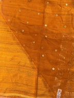 Silk Mark Certified Handloom Matka Silk Saree with Gini (Pocket Sequin) work