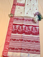 Silk Mark Certified Handloom Tussar Silk Saree with Baluchuri Work