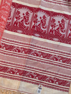 Silk Mark Certified Handloom Tussar Silk Saree with Baluchuri Work