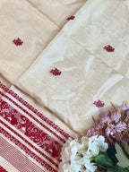 Silk Mark Certified Handloom Tussar Silk Saree with Baluchuri Work