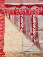 Silk Mark Certified Handloom Tussar Silk Saree with Baluchuri Work