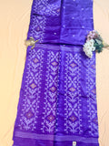 Silk Mark Certified Handloom Tussar Silk Saree with Jamdani Work