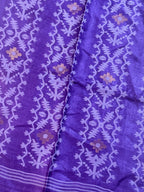 Silk Mark Certified Handloom Tussar Silk Saree with Jamdani Work