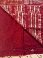 Silk Mark Certified Handloom Matka Silk Saree with Banarasi work
