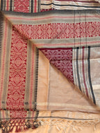 Pure Tussar Silk Jacquard border Saree
