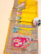 Exquisite Art Silk Saree with Pashmina Rajwadi Weave